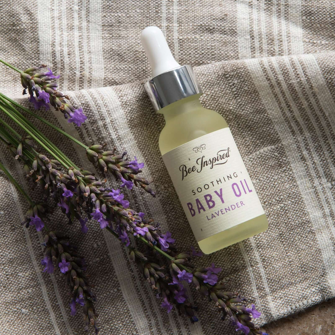 lavender baby oil with lavender