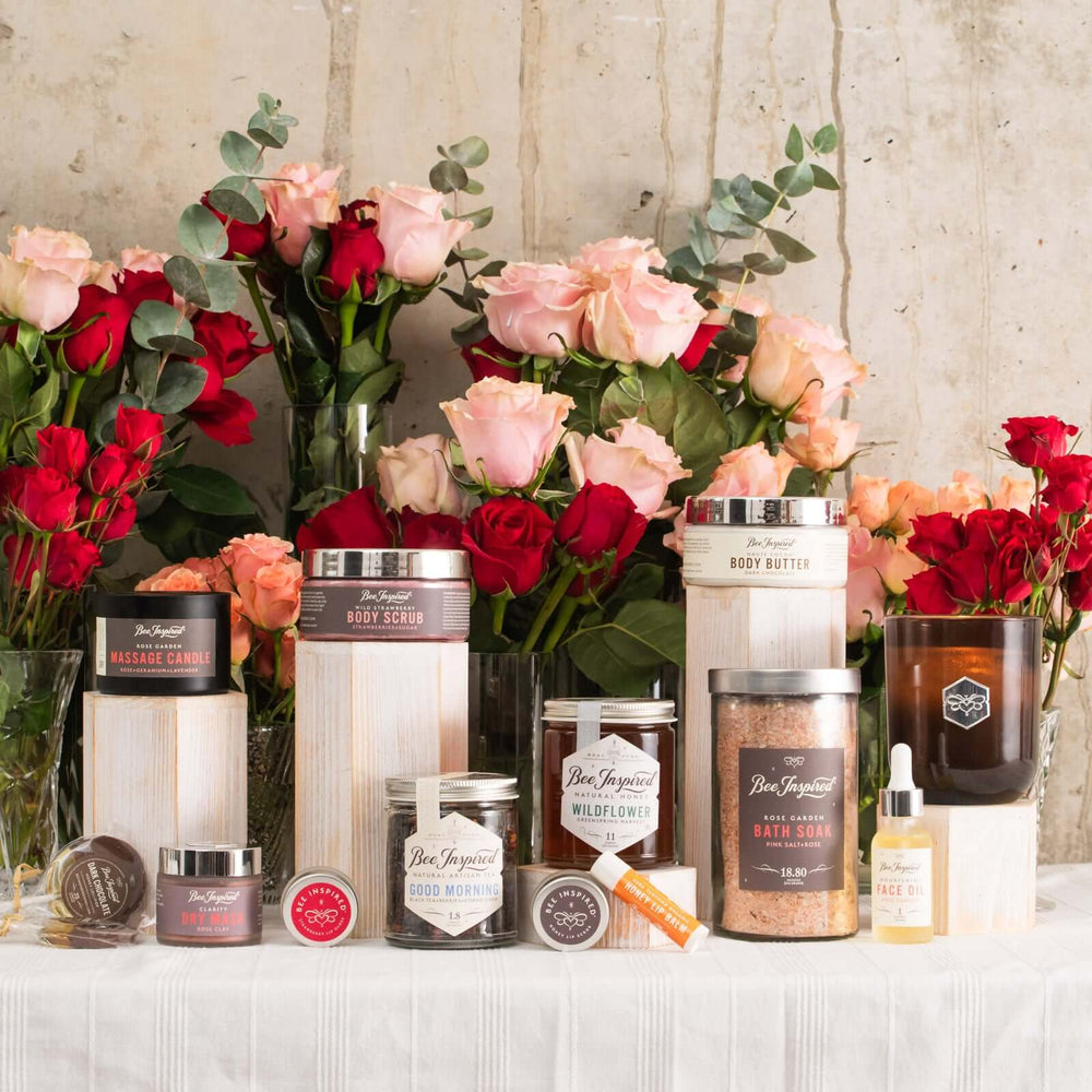 Experience Love bundle with pink and red roses
