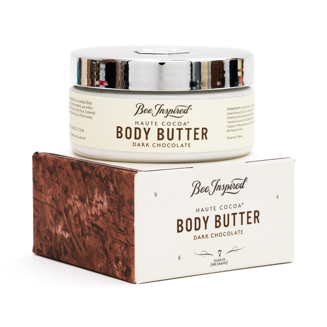 haute cocoa body butter on box