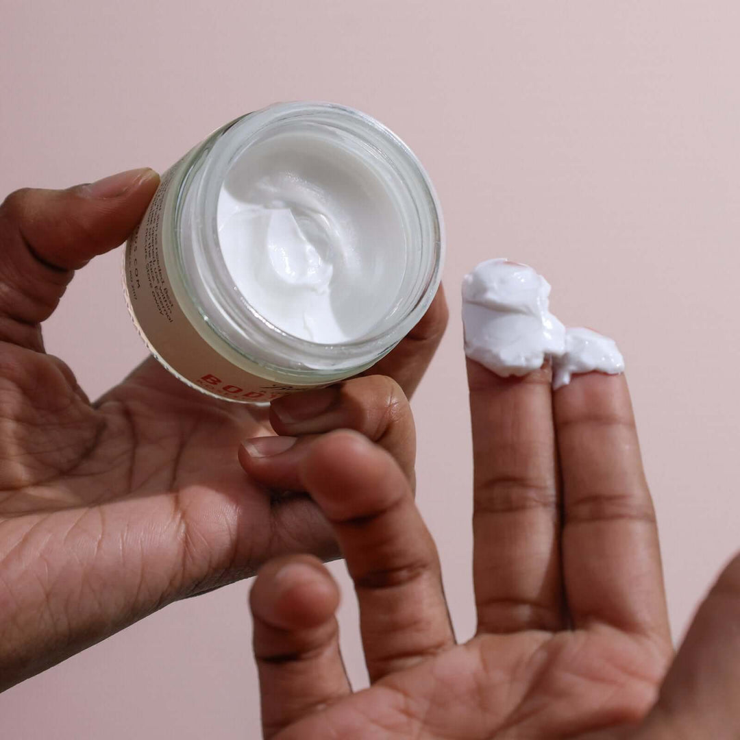 using Rose Garden body butter