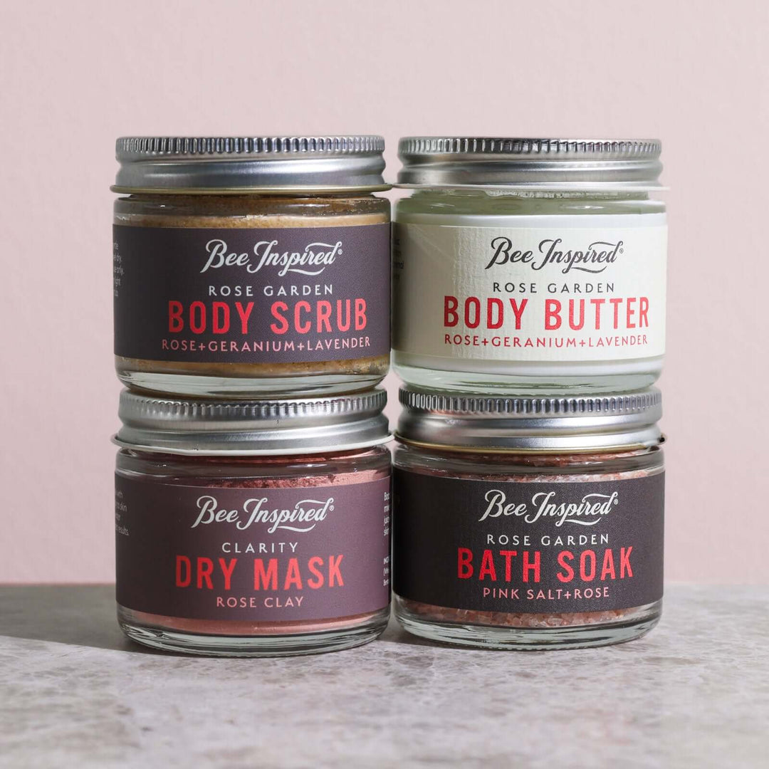 petite Spring Awakening set with Rose Garden Bee Inspired products