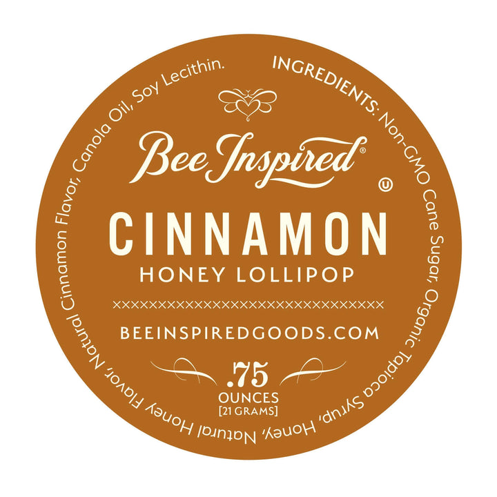 cinnamon lollipop label