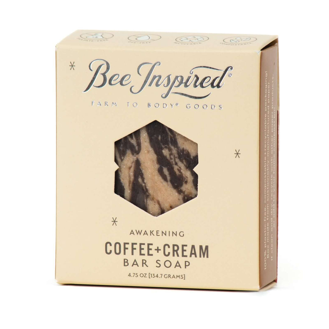 Coffee+Cream soap in box on white