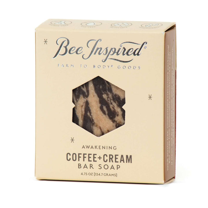 Coffee+Cream soap in box on white