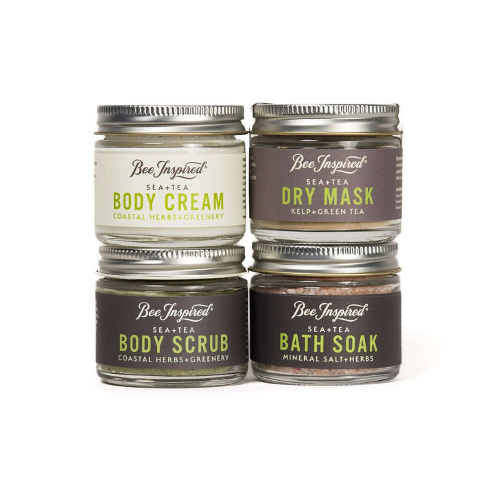 Petite Winter Respite collection against white