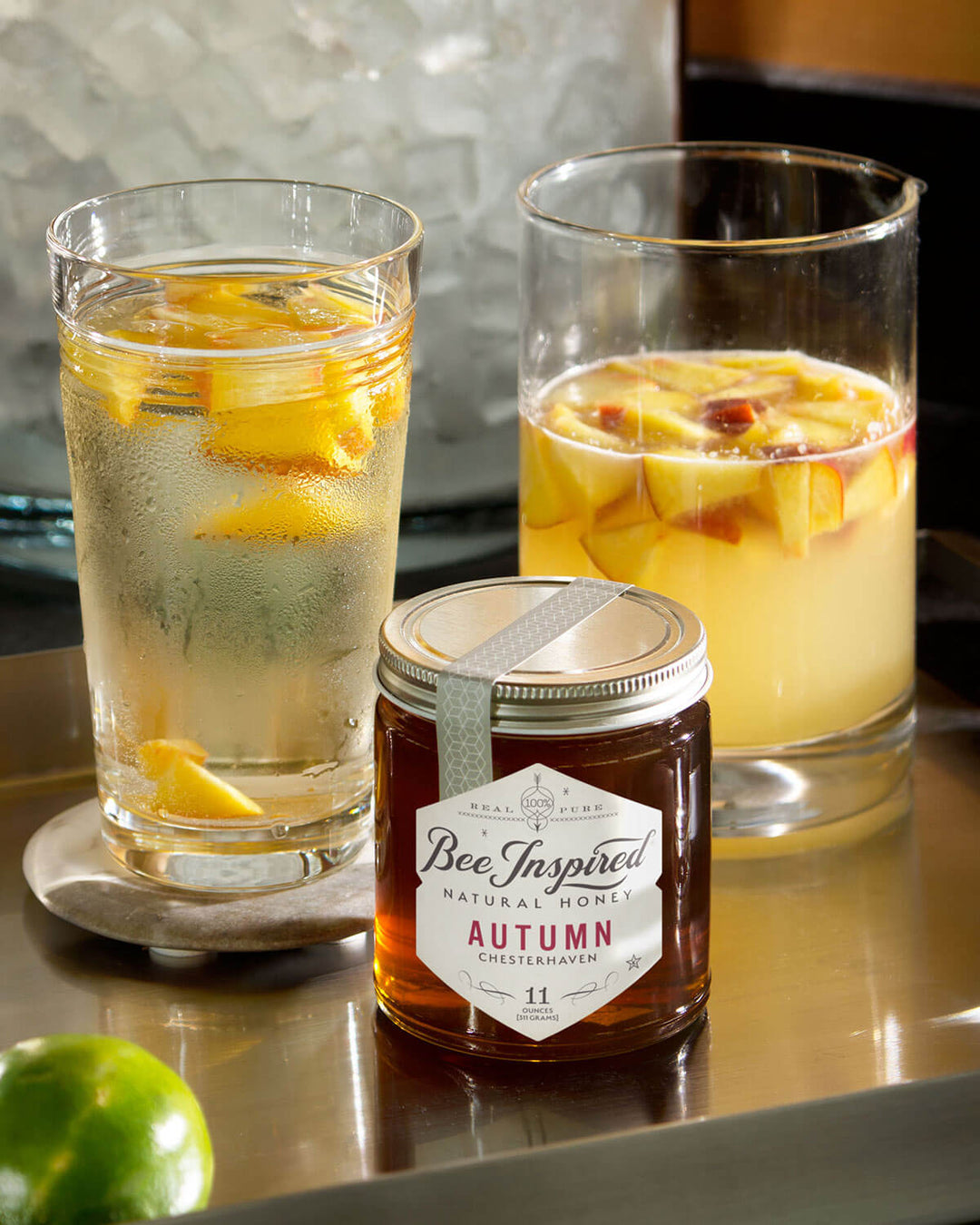 Easy Peach Margarita Recipe with Honey
