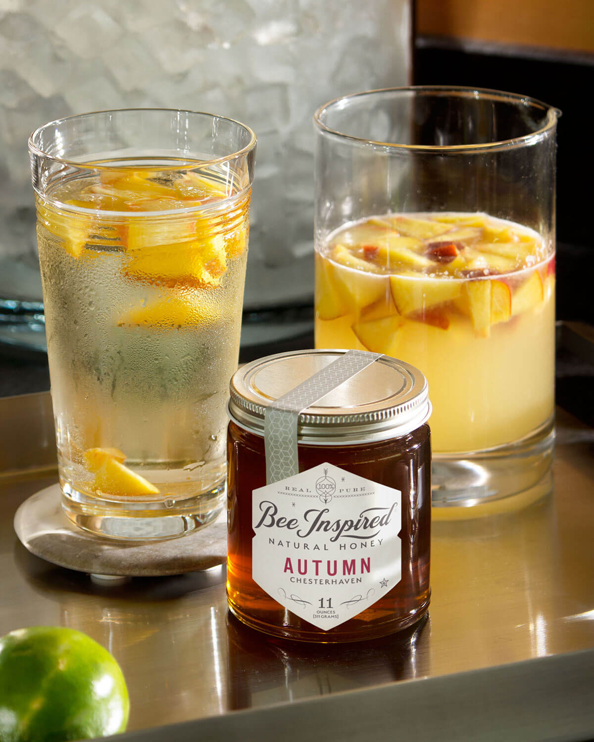 Easy Peach Margarita Recipe with Honey