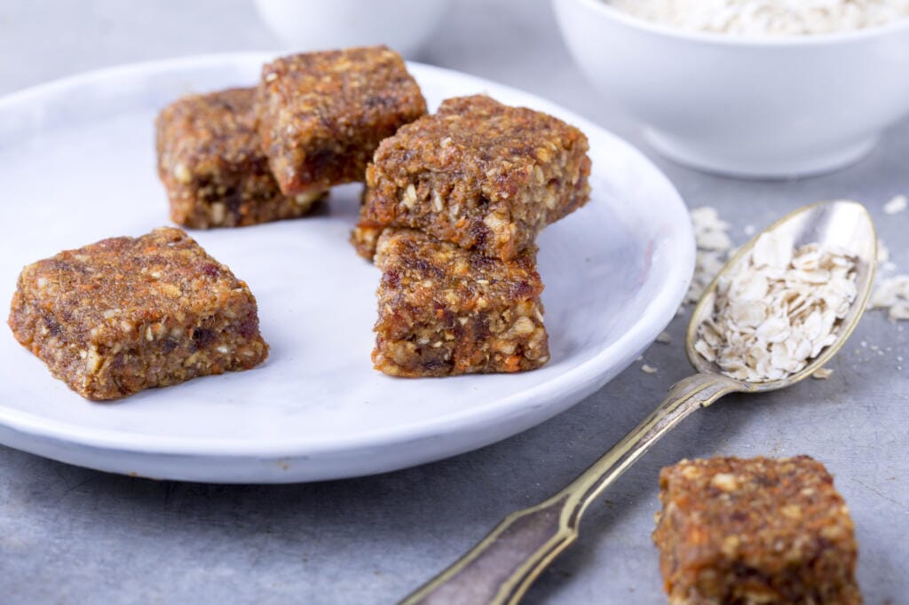 Honey Carrot Cake Bars with Icing