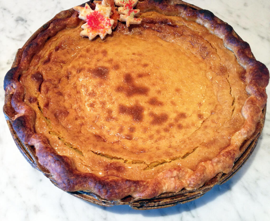 Bourbon + Honey Pumpkin Pie