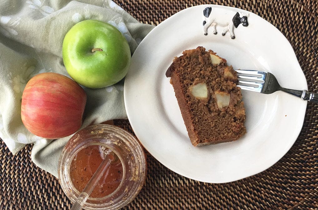 Sunken Apple Honey Cake - Spice Chronicles