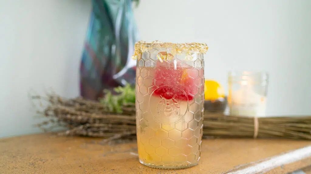 Honey Lemon Vodka Cocktail