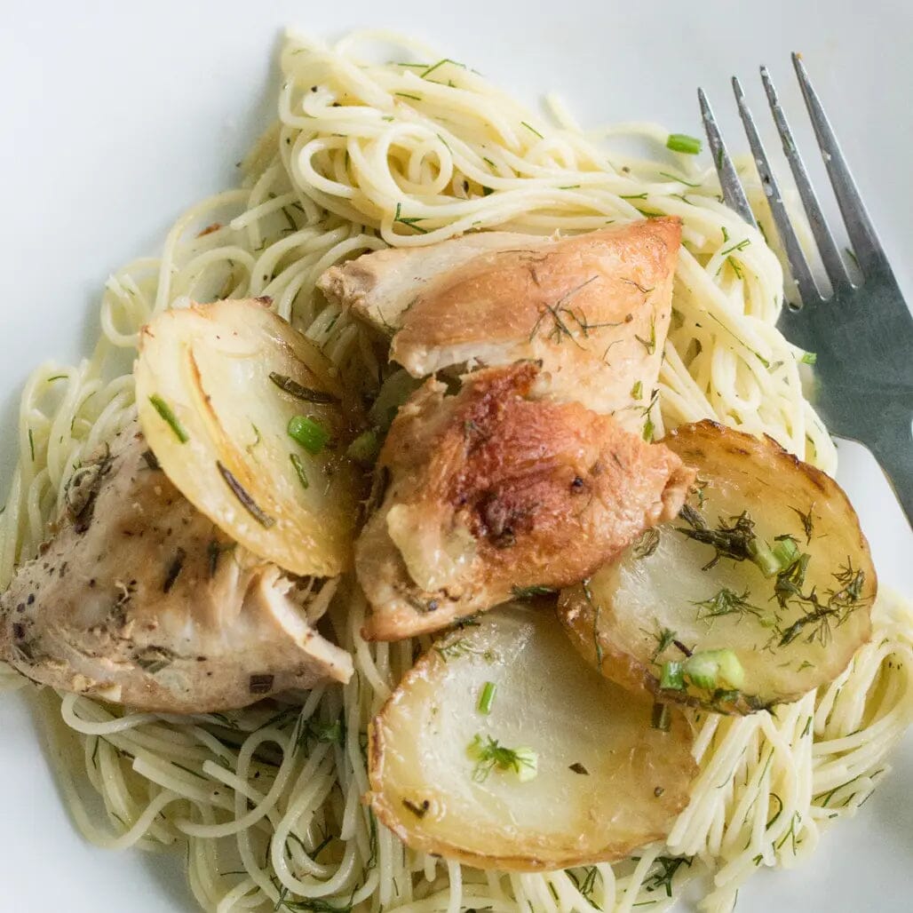 Seared Chicken with Fennel and Rosemary