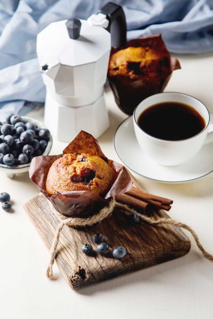 Honey Blueberry Muffins