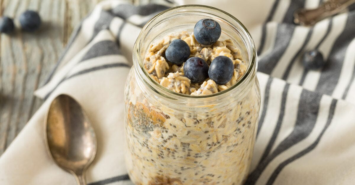 Berry Nutty Overnight Oats Made with Eastern Shore Honey