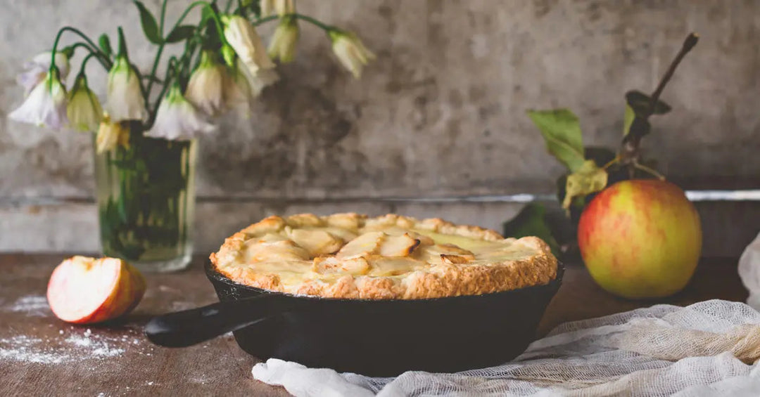 Gluten-Free Apple Pie with Honey and a Rice Flour Crust