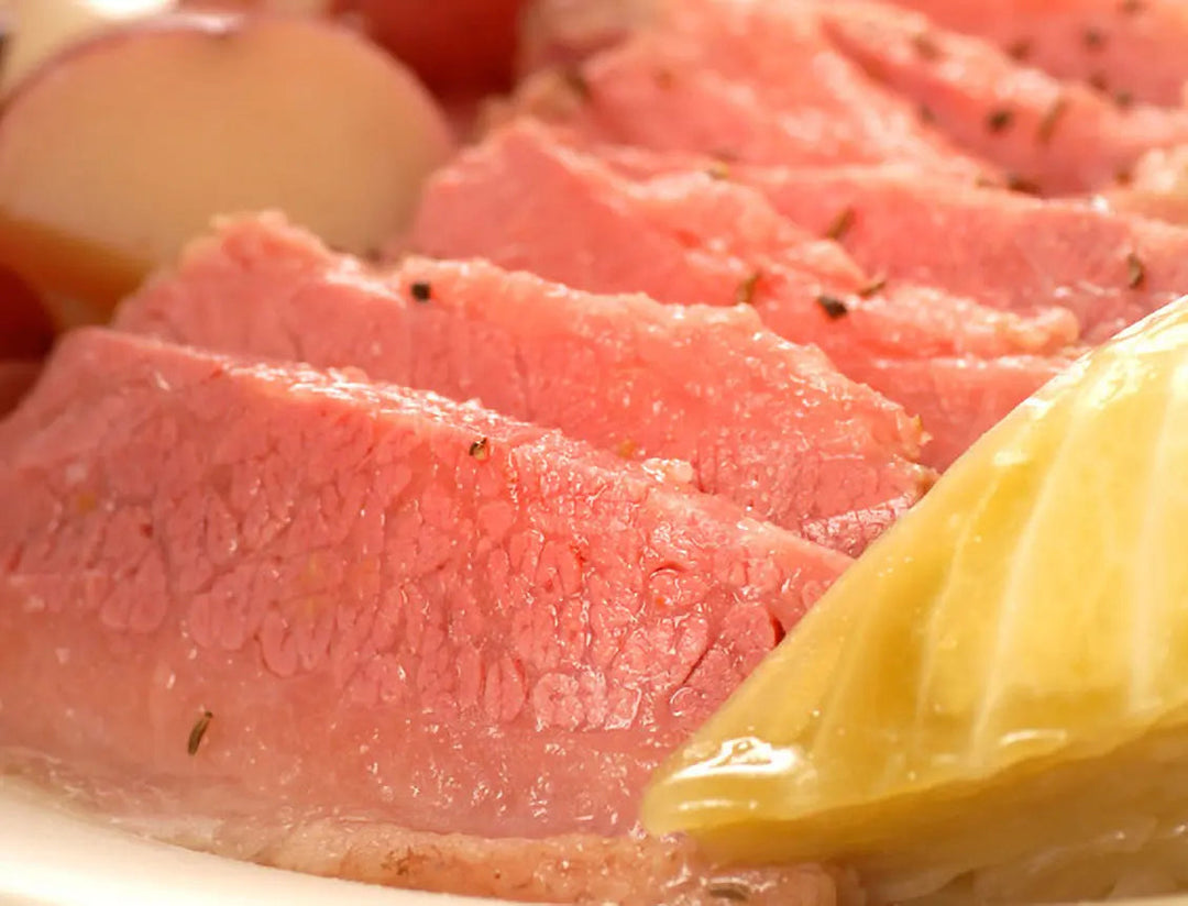 sliced honey glazed corned beef