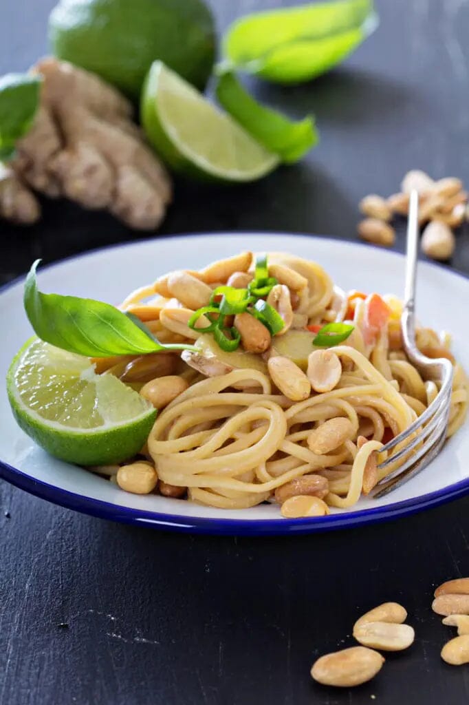 Deliciously Simple Meals with Lime Peanut Sauce