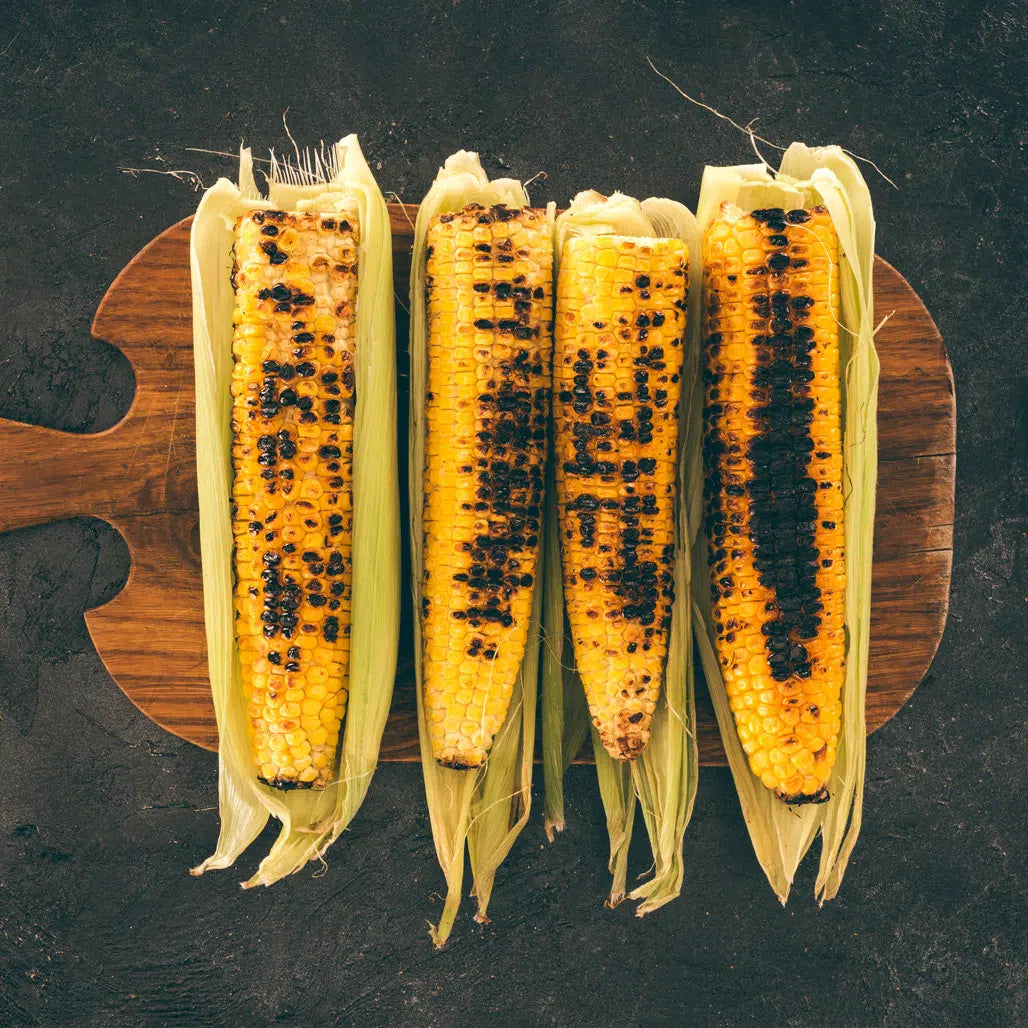 Grilled Corn on the Cob with Husks