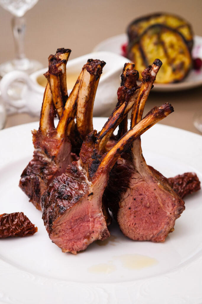 Oven-Roasted Lamb Chops with Honey Glaze