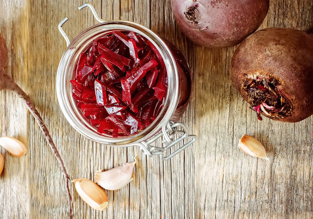 Easy Pickled Beets Recipe made with Eastern Shore Honey