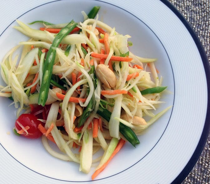 green papaya salad