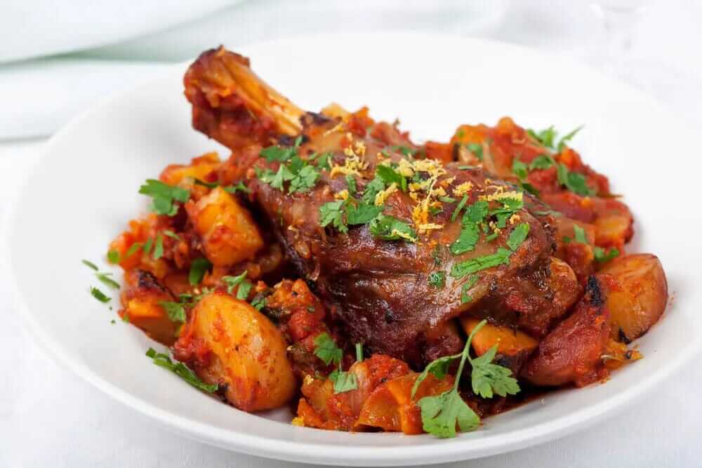 Lamb Shank that's Bee Inspired