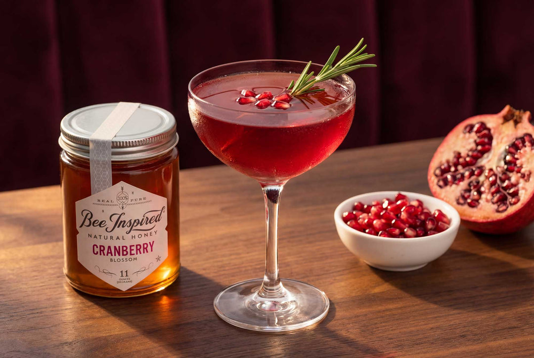 Honey Pomegranate Martini Recipe hero