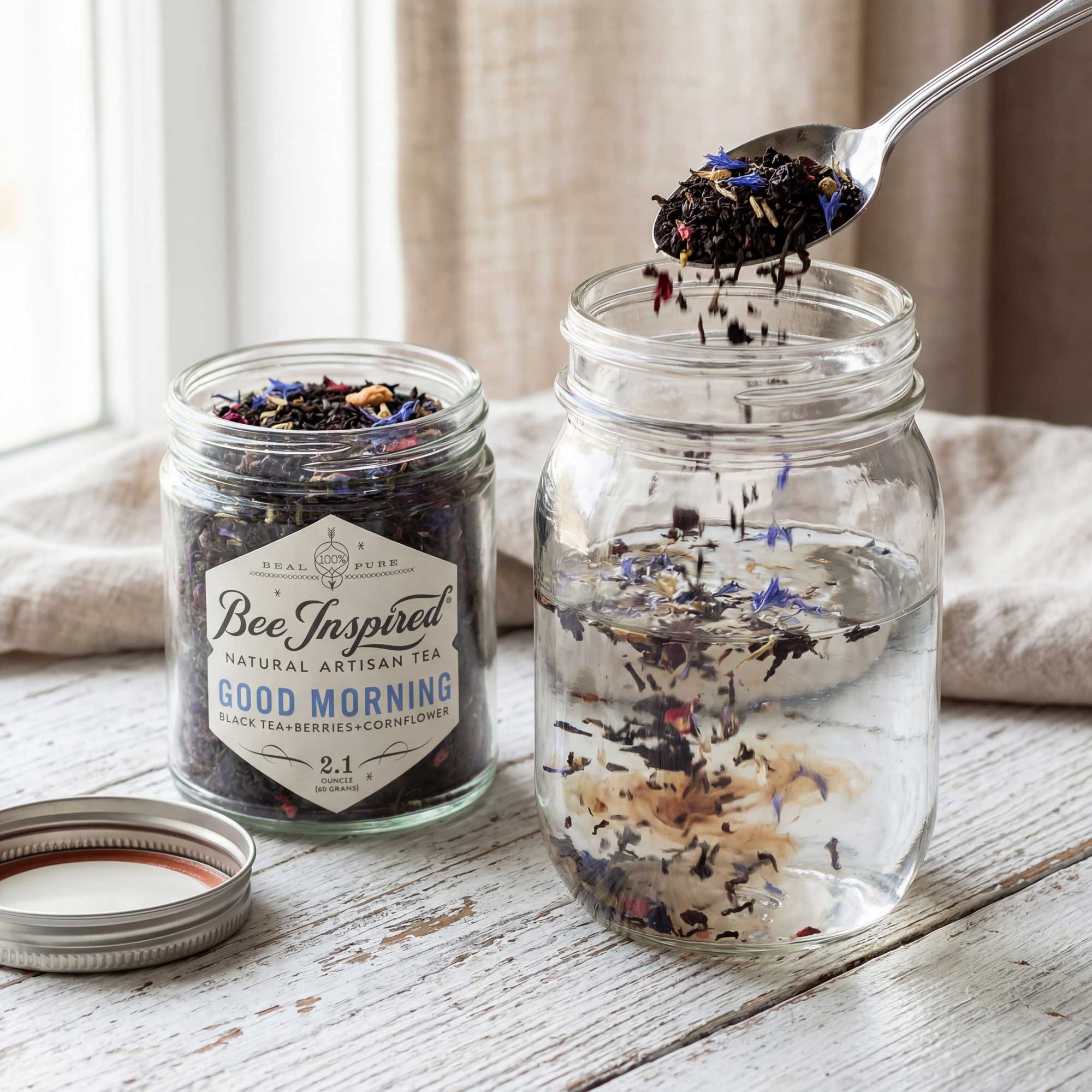 making black tea cold brew with good morning tea