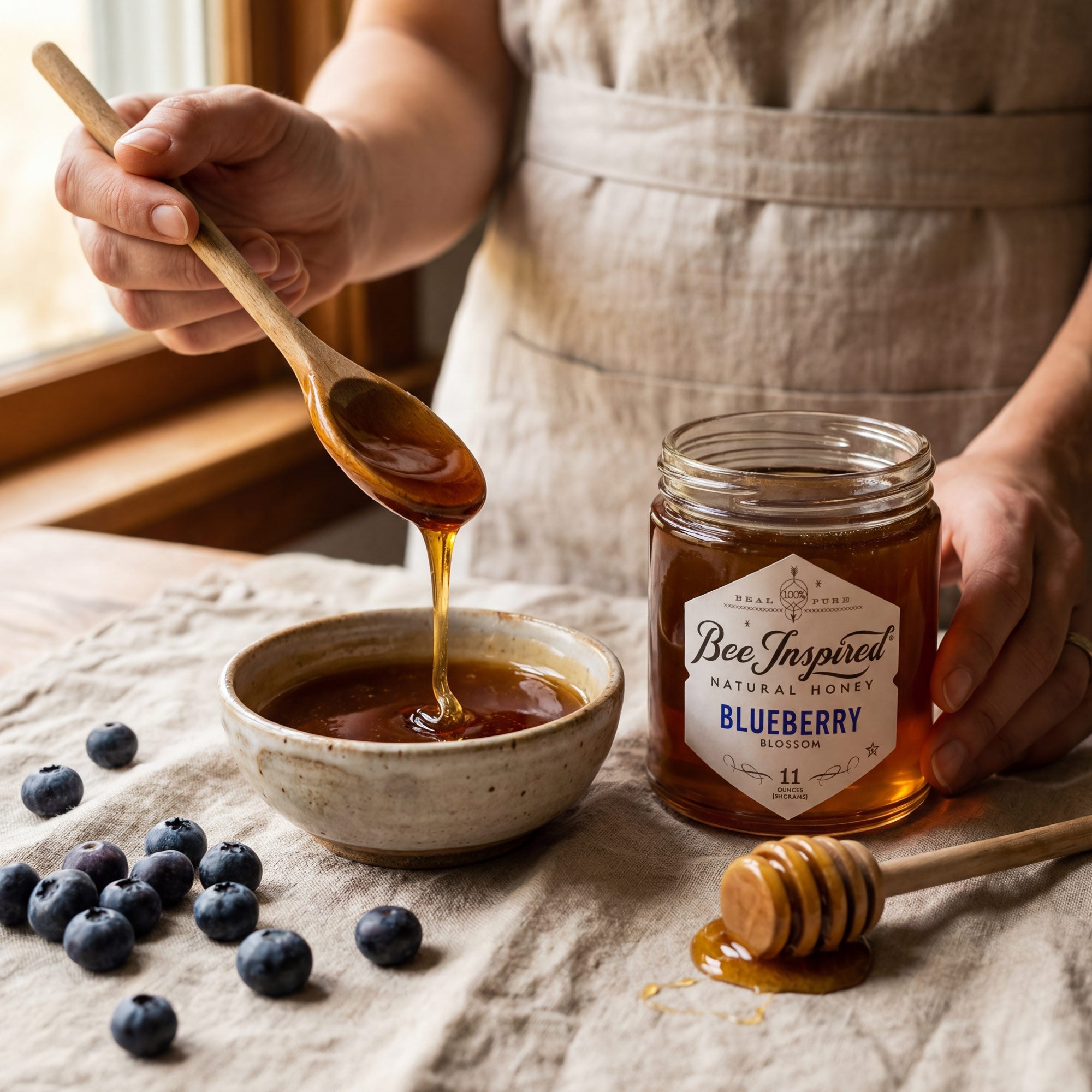 Blueberry Honey Glaze