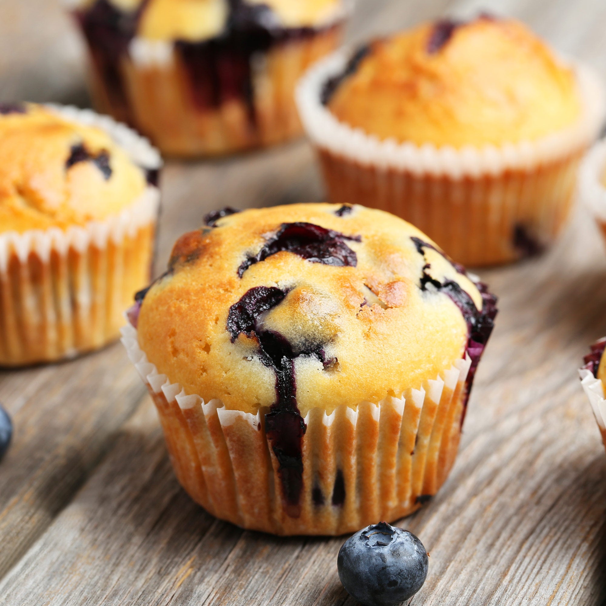 Honey Blueberry Muffins