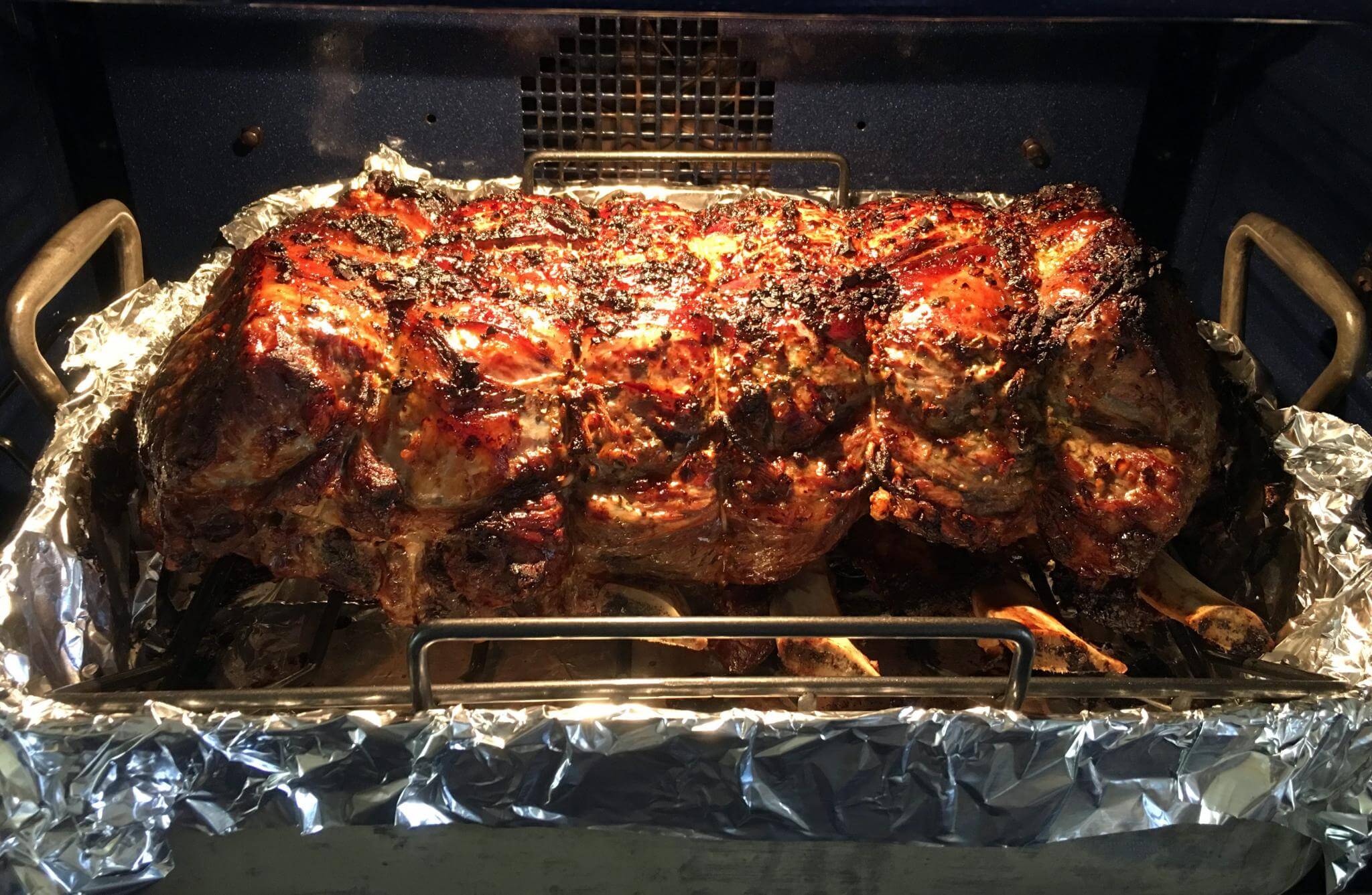 Honey Herb Marinated Rib Roast