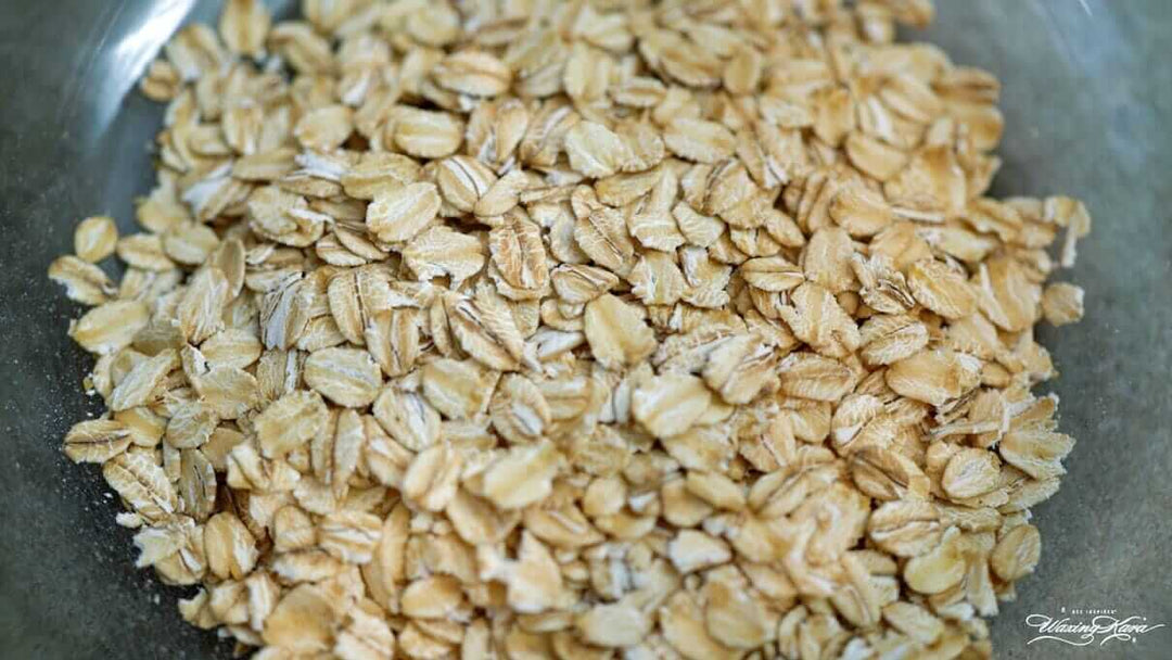 Dried oats in a bowl