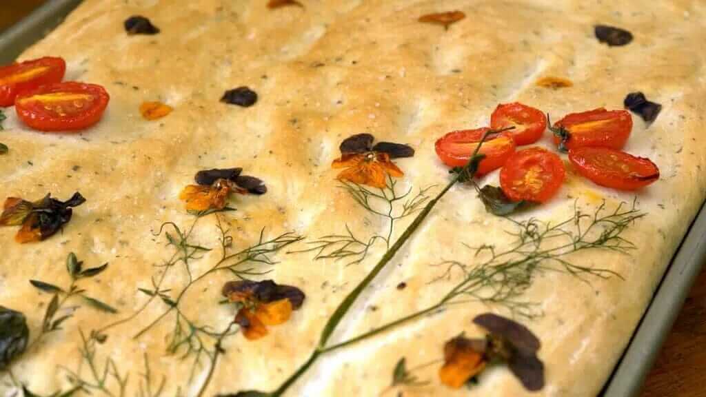 Focaccia Bread Art