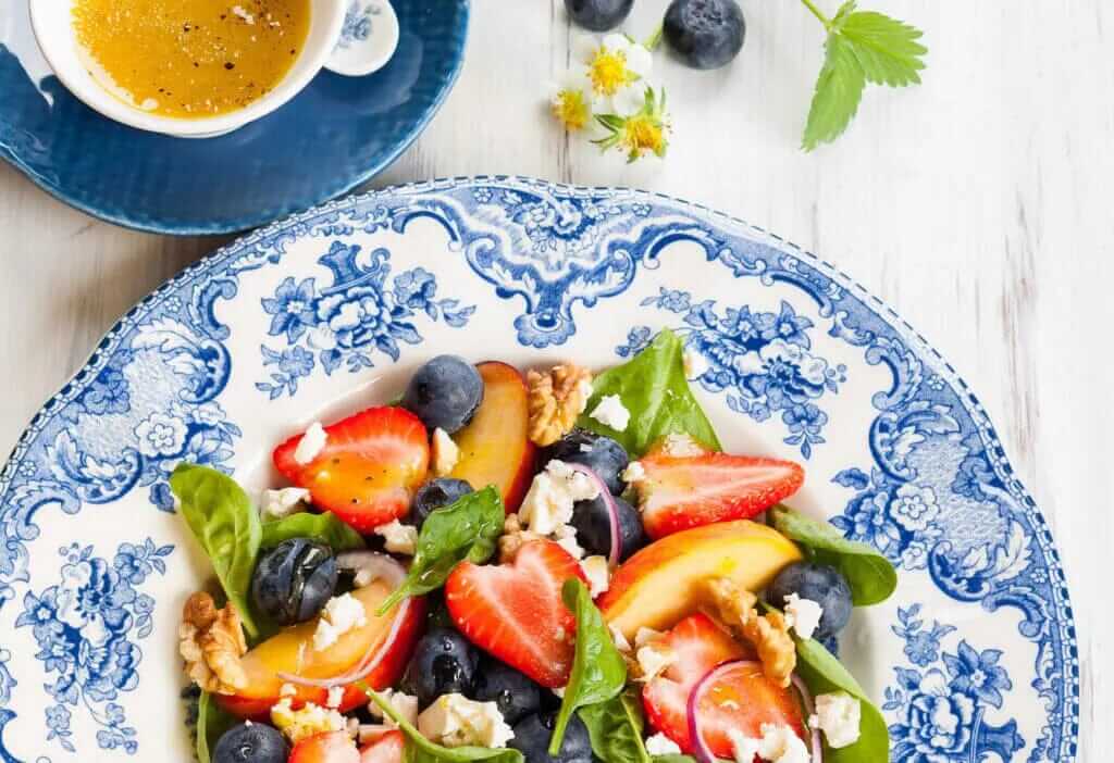 Spinach Fruit Salad
