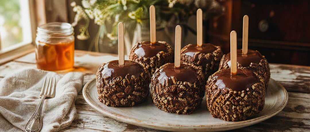 Easy Chocolate Covered Apples Recipe with Honey
