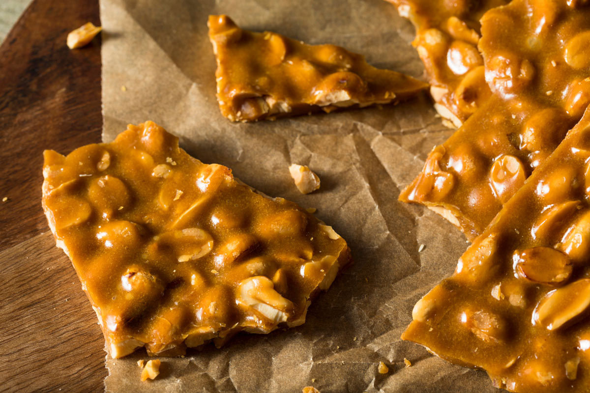 Honey Peanut Brittle