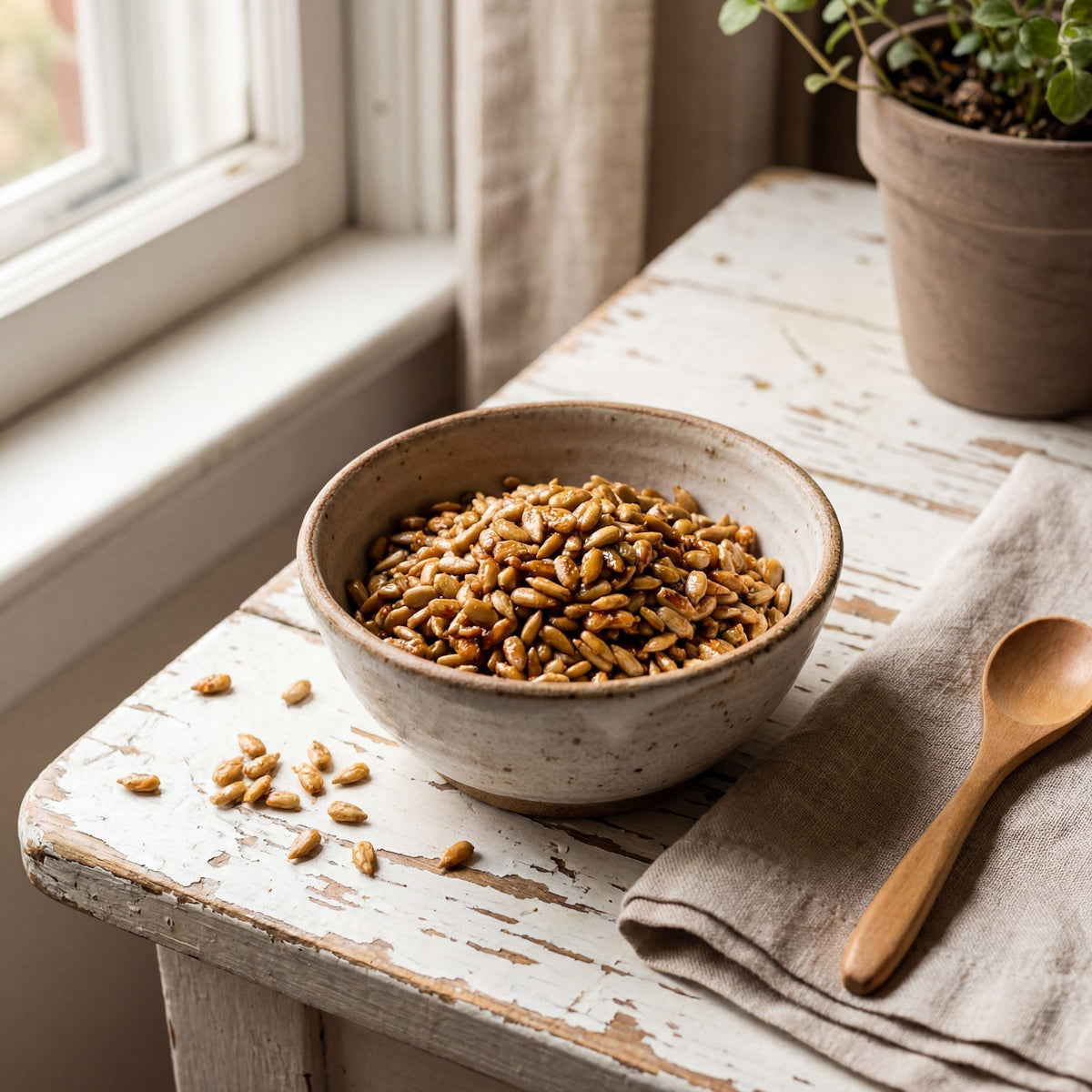 Honey Roasted Sunflower Seeds | Bee Inspired Goods