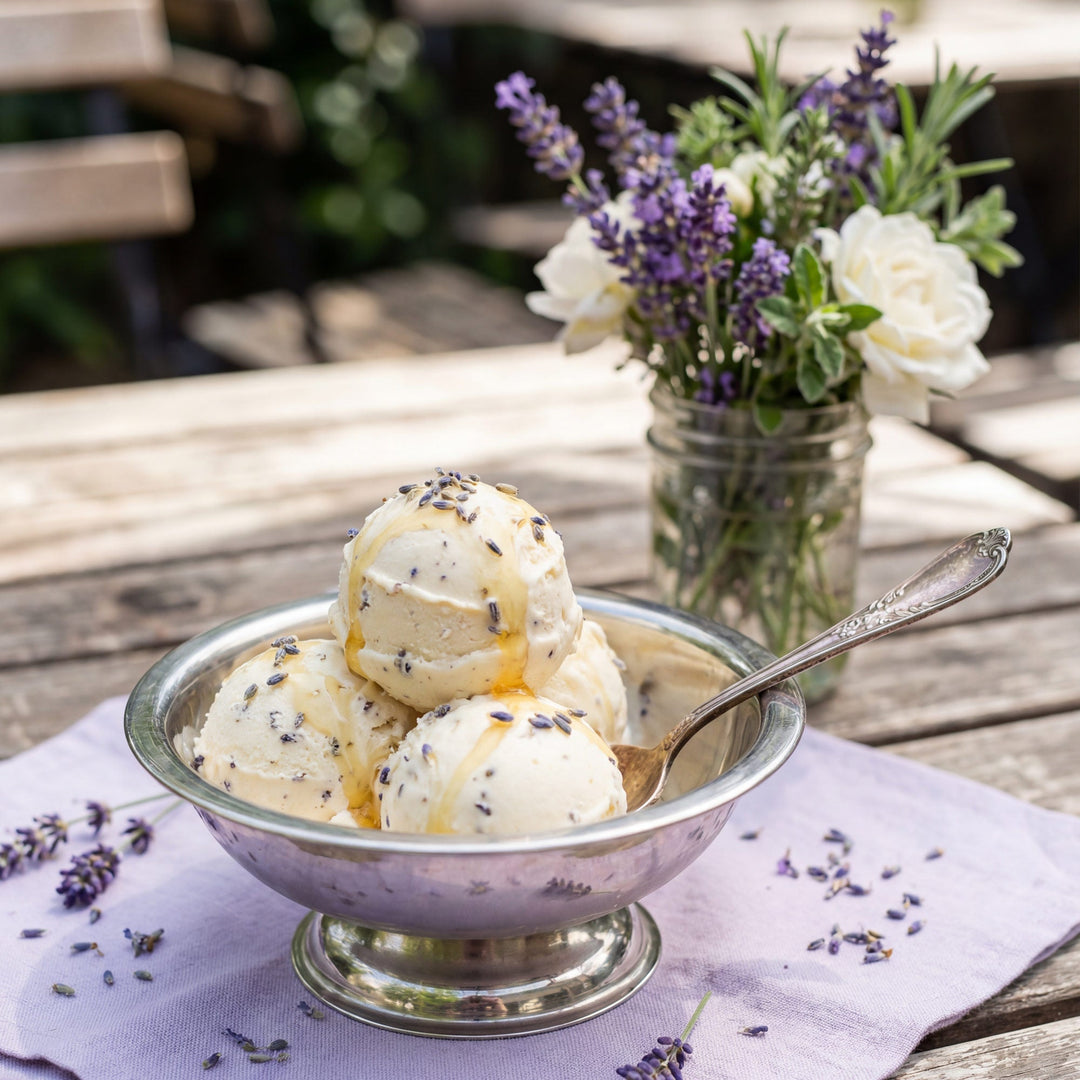 Honey Lavender Ice Cream