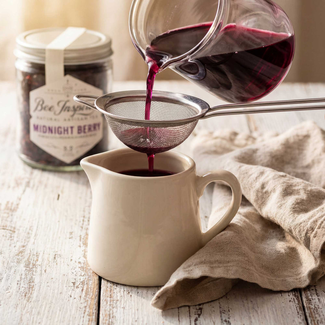 Berry Tea Simple Syrup (Made with Midnight Berry Tea)