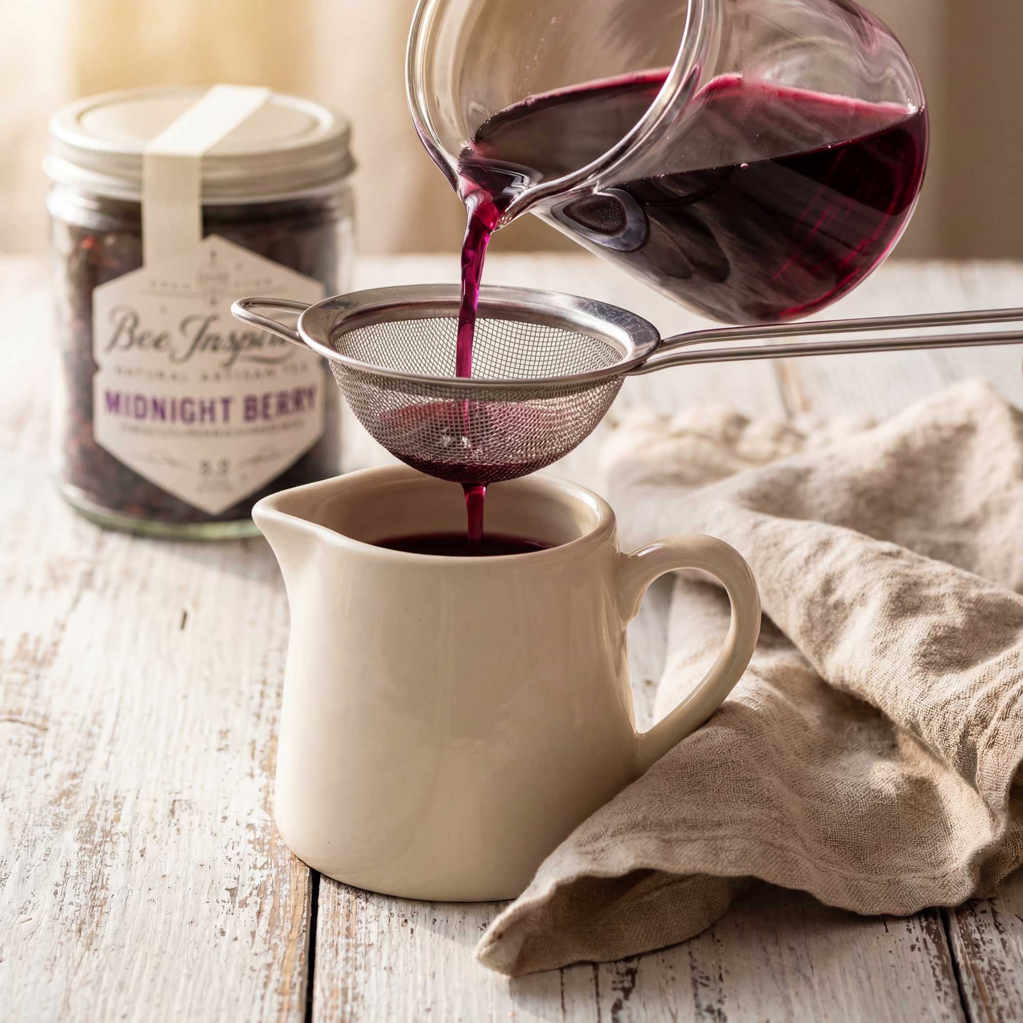 Berry Tea Simple Syrup (Made with Midnight Berry Tea)