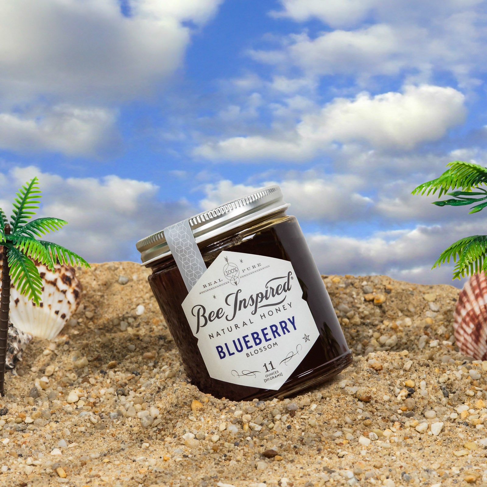 Raw Blueberry Blossom Honey - Pure & Kosher | Bee Inspired Goods