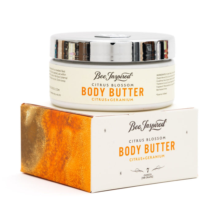 citrus body butter with package