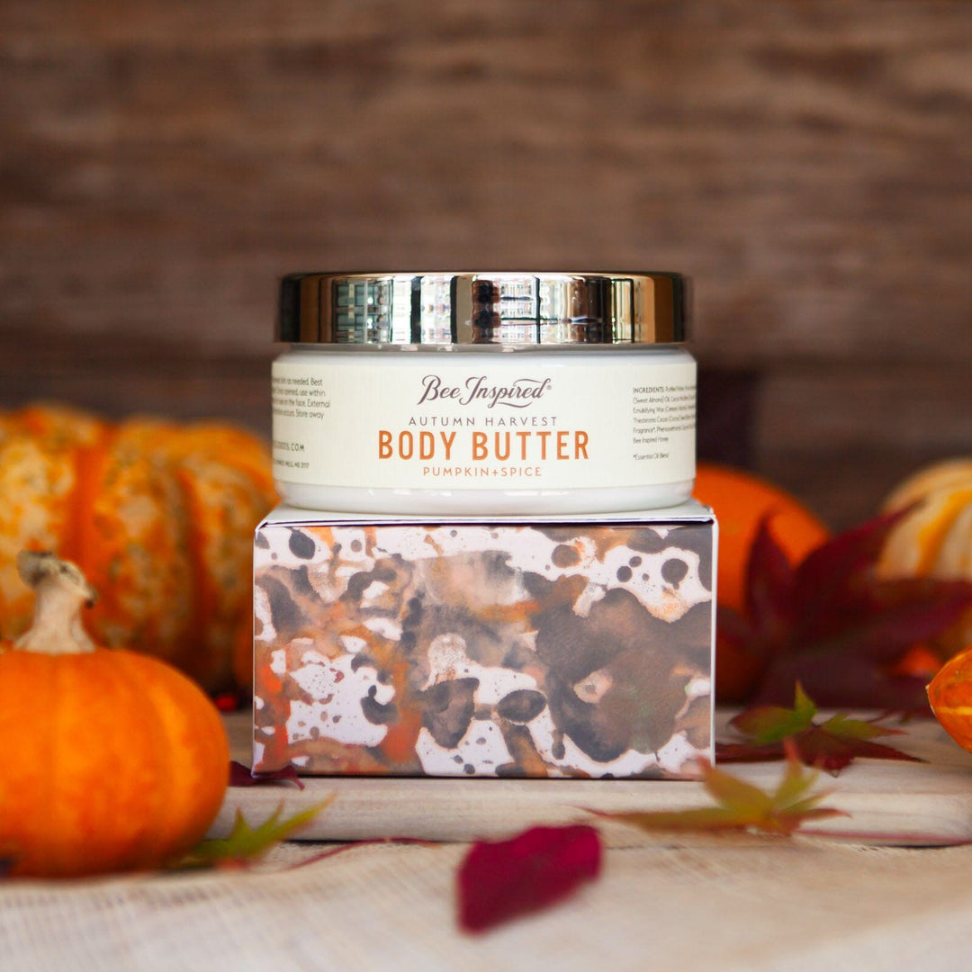 harvest body butter on packaging
