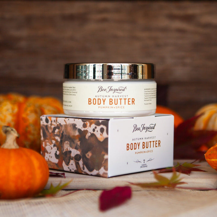 harvest body butter on packaging