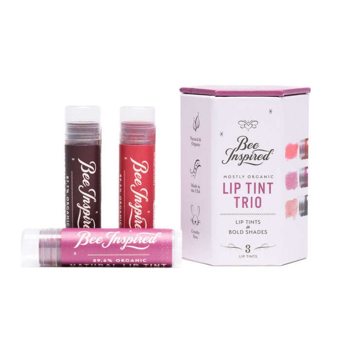 Lip Tint Trio in Bold Shades