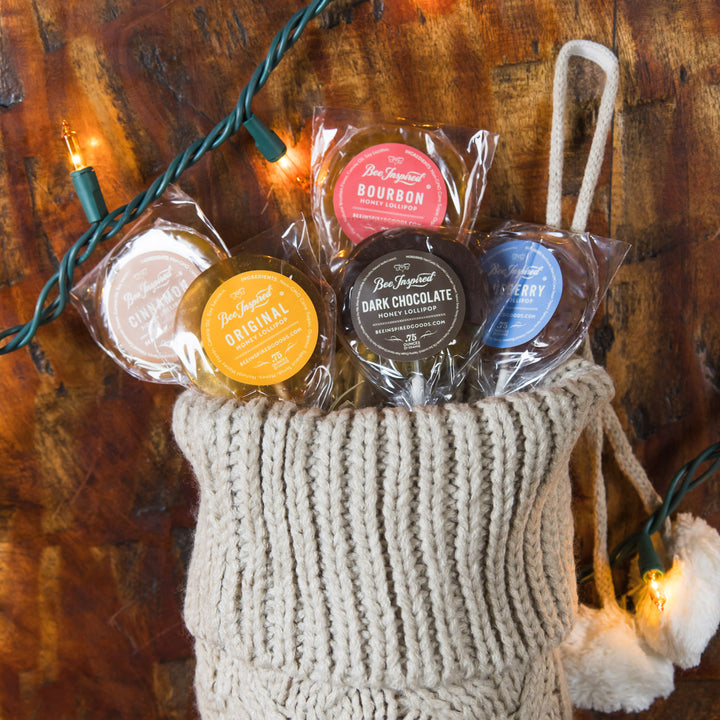 Variety Honey Lollipops-Bag of 8