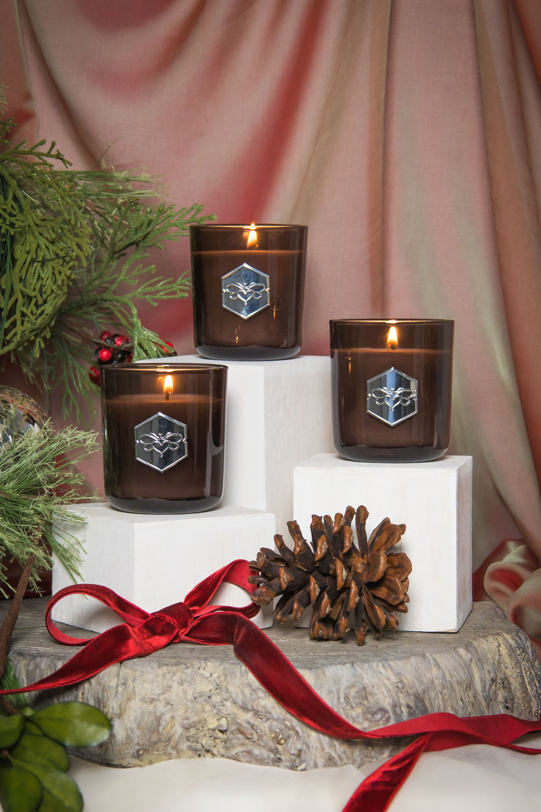 Mini-Luxe Holiday Candle Gift Set