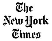 Black The New York Times logo on white 