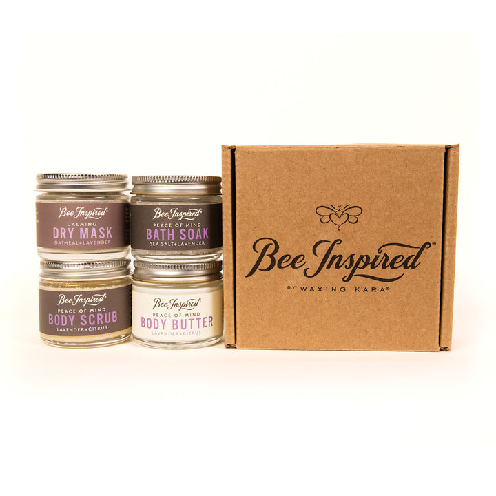 Petite Lavender set against white
