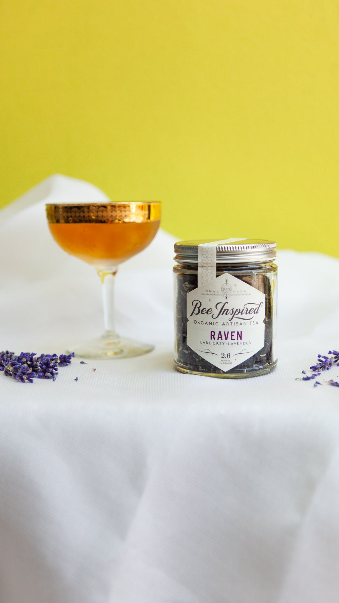 Raven Earl Grey Tea with Lavender cocktail tall pin